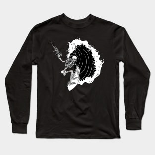 Surfer skeleton Long Sleeve T-Shirt